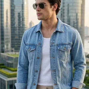 Men denim jacket